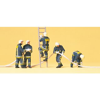 Preiser 10485 - Figurensatz Exklusivserie 1:87 "Feuerwehrmänner in moderner E"