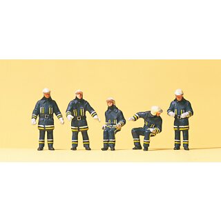 Preiser 10487 - Figurensatz Exklusivserie 1:87 "Feuerwehrmänner in moderner E"