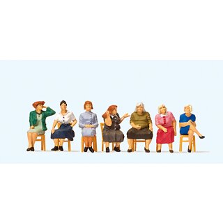 Preiser 10580 - Figurensatz Exklusivserie 1:87 "Sitzende Frauen, wartend (mit"