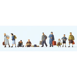Preiser 10611 - Figurensatz Exklusivserie 1:87 "Flüchtlinge"