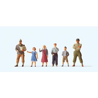 Preiser 10613 - Figurensatz Exklusivserie 1:87 "US-Soldaten mit Kindern"