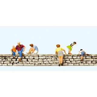 Preiser 10615 - Figurensatz Exklusivserie 1:87 "Auf der Mauer"