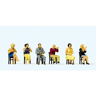 Preiser 10624 - Figurensatz Exklusivserie 1:87 "Sitzende Zuschauer, applaudie"