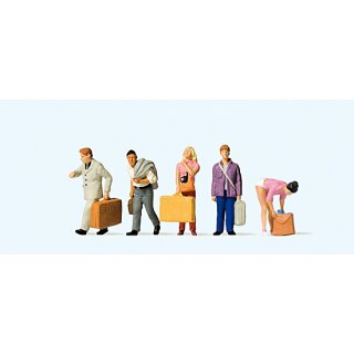 Preiser 10670 - Figurensatz Exklusivserie 1:87 "Reisende am Bahnhof"