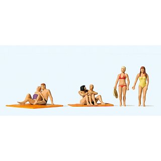 Preiser 10671 - Figurensatz Exklusivserie 1:87 "Am Strand"