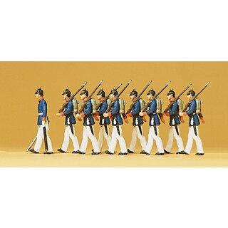 Preiser 12186 - Figurensatz historische Kleidung 1:87 "Preußische Infanterie. Parade"