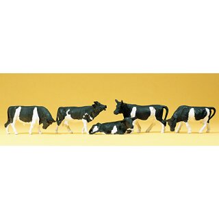 Preiser 14155 - Figurensatz Standardserie 1:87 "Kühe"
