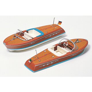 Preiser 17304 - Zubehör Bausatz 1:87 "Zwei Motorboote. Bausatz"