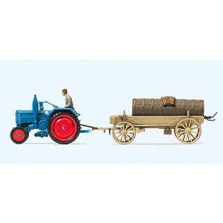 Preiser 17939 - Landmaschine Fertigmodell 1:87 "Ackerschlepper Lanz D 2416 mi"