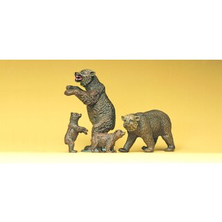 Preiser 20386 - Figurensatz Zirkus 1:87 "Braunbären"