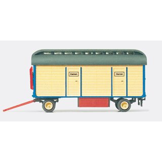 Preiser 21025 - Zirkus Krone bedrucktes Fertigmodell 1:87 "Toilettenwagen "Zirkus Krone"