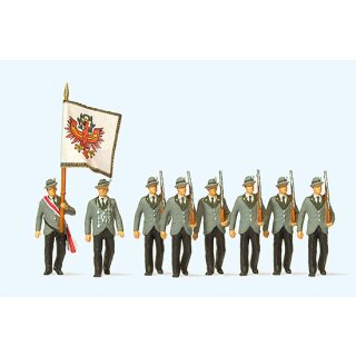 Preiser 24613 - Figurensatz Festzug 1:87 "Schützen beim Festzug"