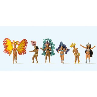 Preiser 24625 - Figurensatz Karneval 1:87 "Samba-Tanzgruppe"