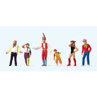 Preiser 24644 - Figurensatz Karneval 1:87 "Beim Karnevalsumzug (3)"