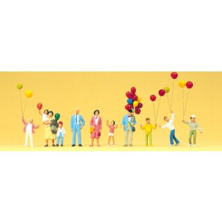 Preiser 24659 - Figurensatz Volksfest 1:87 "Ballonverkauf"
