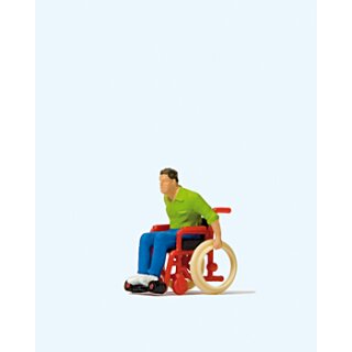 Preiser 28164 - Einzelfigur Exklusivausführung 1:87 "Rollstuhlfahrer"