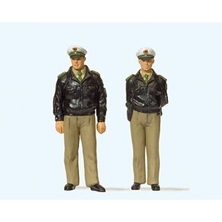 Preiser 44900 - Figurensatz 1:22,5 "Polizisten stehend. Grüne Uni"