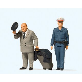 Preiser 44915 - Figurensatz 1:22,5 "Reisender. Polizistin. Österr"