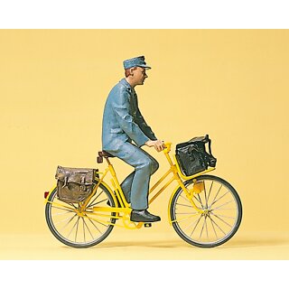 Preiser 45069 - Figurensatz 1:22,5 "Postbote auf Fahrrad"