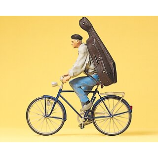 Preiser 45070 - Figurensatz 1:22,5 "Student auf Fahrrad"