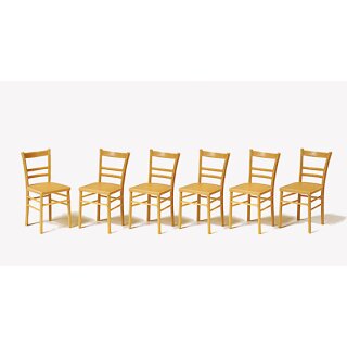 Preiser 45219 - Zubehör 1:22,5 "Stühle. 6 Stück"