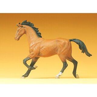 Preiser 47022 - Tierfigur Elastolin 1:25 "Pferd trabend"