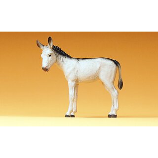 Preiser 47040 - Tierfigur Elastolin 1:25 "Esel stehend"