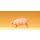 Preiser 47046 - Tierfigur Elastolin 1:25 "Schwein gehend"