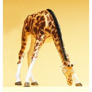Preiser 47502 - Tierfigur Elastolin 1:25 "Giraffe fressend"