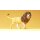 Preiser 47503 - Tierfigur Elastolin 1:25 "Löwe stehend"