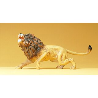 Preiser 47504 - Tierfigur Elastolin 1:25 "Löwe angreifend"