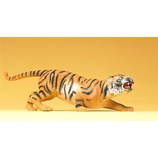 Preiser 47512 - Tierfigur Elastolin 1:25 "Tiger angreifend"