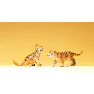Preiser 47513 - Tierfigur Elastolin 1:25 "2 junge Tiger"
