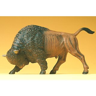 Preiser 47535 - Tierfigur Elastolin 1:25 "Büffel stoßend"