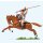 Preiser 50479 - Sammlerfigur "Hunnen" Elastolin 1:25 "Hunne zu Pferd. Speer erhoben"