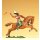 Preiser 54657 - Sammlerfigur "Indianer" Elastolin 1:25 "Indianer reitend, mit Keule"