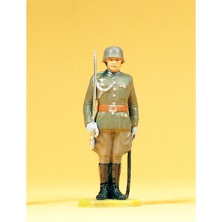 Preiser 56001 - Sammlerfigur "Wehrmacht Deutsches Reich 1935-1945" Elastolin 1:25 "Offizier stehend, mit Degen"