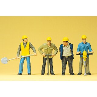 Preiser 63065 - Figurensatz 1:32 "Gleisbauarbeiter"