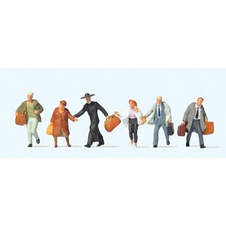 Preiser 73002 - Figurensatz 1:76 "Laufende Reisende"