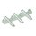 Peco SL-11 - Spur 0e/0n30 Code 100 Rail Joiners, insulated, 12 Stk.