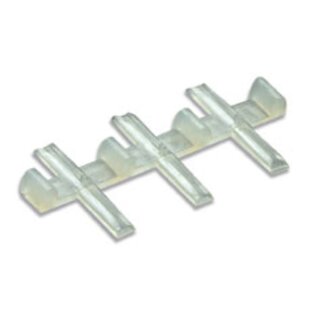 Peco SL-711FB - Spur 0 Rail Joiners, Insulated, for flat bottom rail (code 143), 12 Stk.