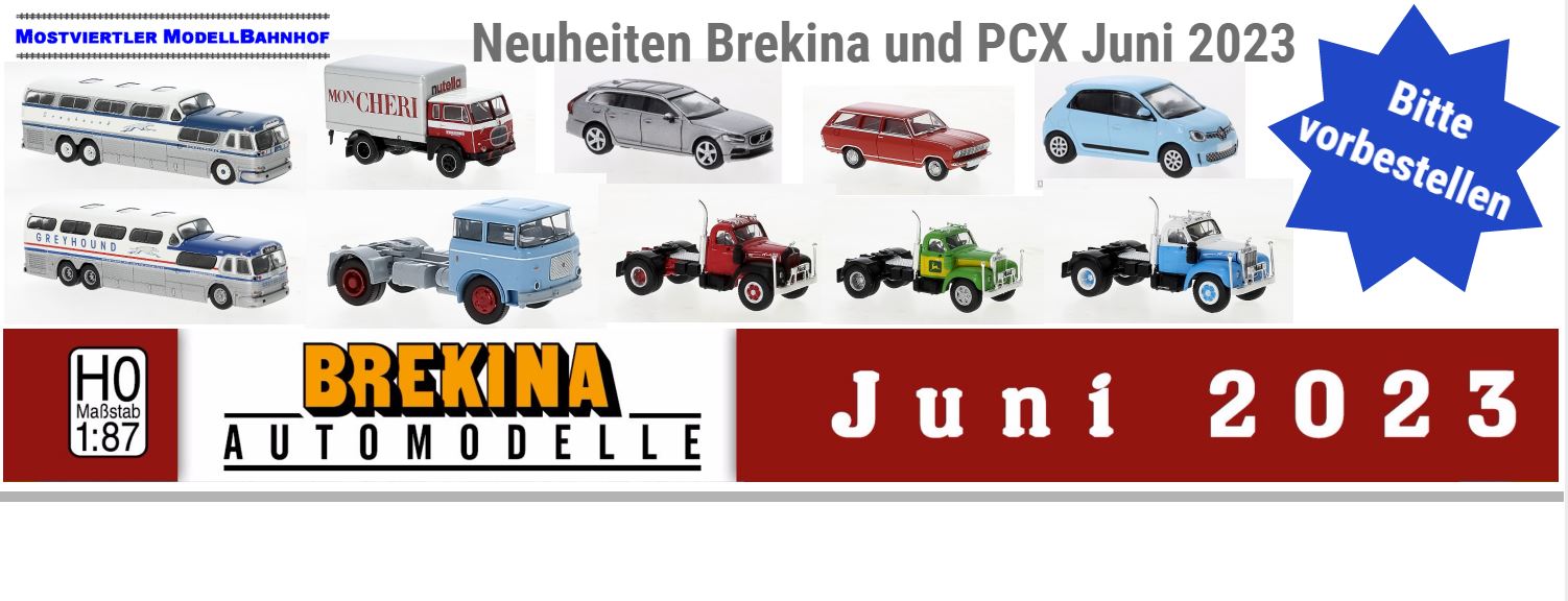 Neuheiten von Brekina und PCX Juni 2023