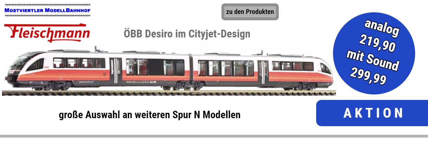 Fleischmann Spur N ÖBB Desiro im Cityjet-Design