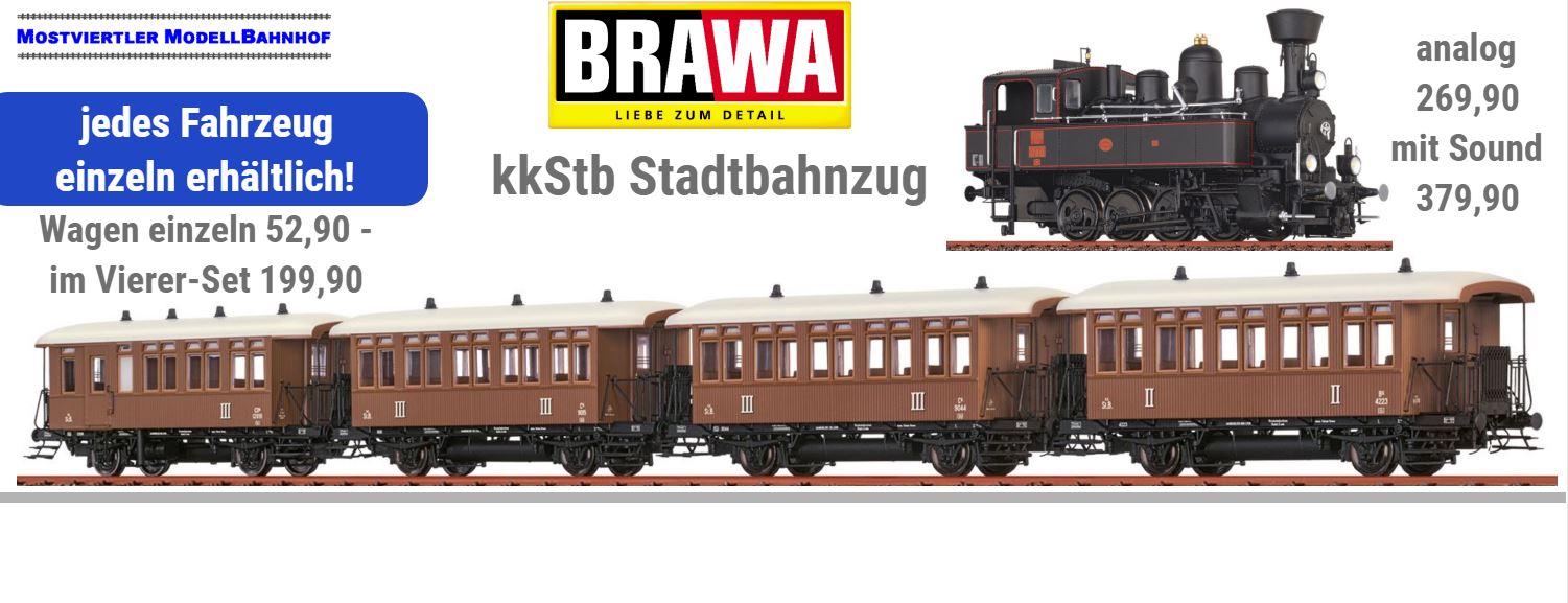 Brawa kkStB Stadbahnzug zum reduzierten Preis